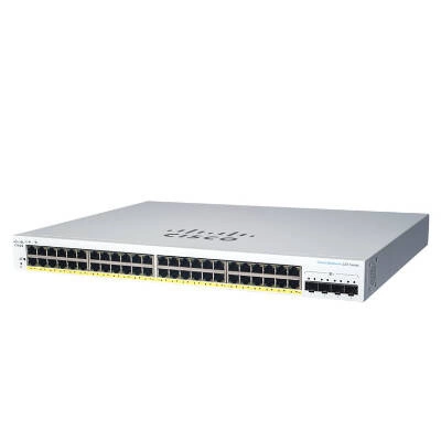 Switch Cisco Obchodní CBS220-48P-4G-EU 48x 1Gb 4x SFP 382 W PoE+