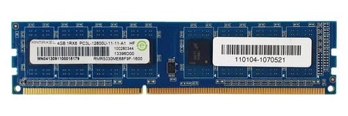 Paměť RAM 1x 4GB Ramaxel NON-ECC UNBUFFERED DDR3 1600MHz PC3-12800 UDIMM | RMR5030ME68F9F-160
