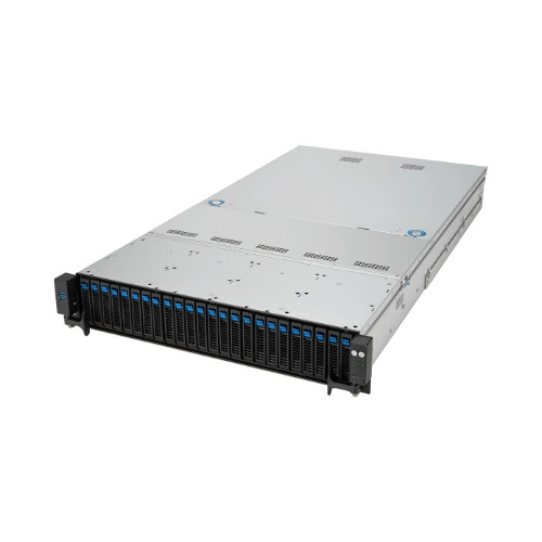 Serverová platforma ASUS 2U RS520A-E12-RS24U/1G/1.6kW/16NVMe/FAN/RH/OCP/GPU 90SF02G1-M00350 AMD x 1 DDR5 x 24 24+2 x 2.5" SATA/SAS/NVME PSU 1+1