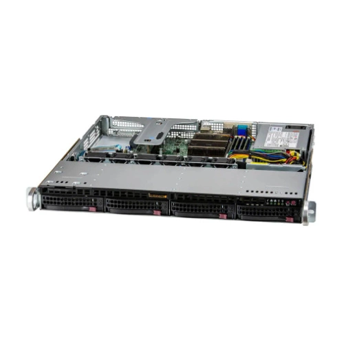 Serverová platforma Supermicro 1U 510T-M SYS-510T-M Intel x 1 DDR4 x 4 4 x 3.5" SATA PSU 1