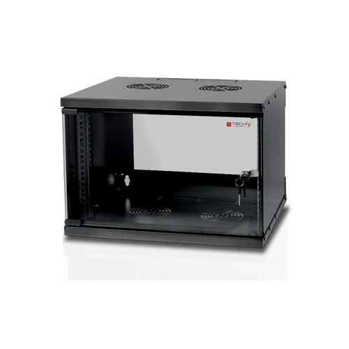 Skříň Rack 19" Závěsná Techly 6U 500x450mm