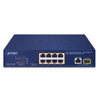 Síťový přepínač Planet FGSD-1011HP 8x 100Mb 1x RJ-45/SFP 120 W PoE+
