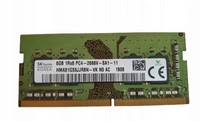 Paměť RAM 1x 8GB Hynix DDR4 1Rx8 2666MHz PC4-21300 SO-DIMM  | HMA81GS6JJR8N-VK