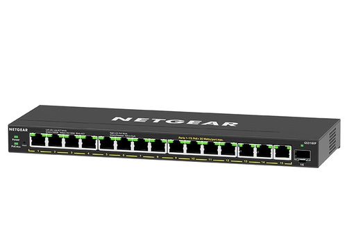 Přepínač Netgear GS316EP-100PES 15x 1Gb 1x SFP 180 W PoE+