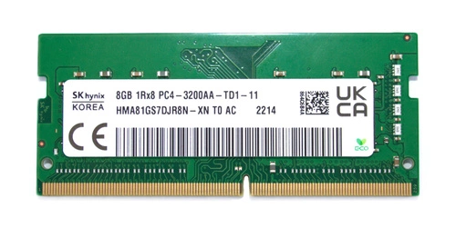 Paměť RAM 1x 8GB Hynix DDR4 1Rx8 3200MHz PC4-25600 SO-DIMM ECC  | HMA81GS7DJR8N-XN