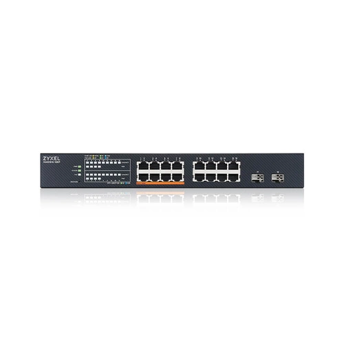 Přepínač Zyxel XMG1915-18EP-EU0101F 16x RJ-45 100/1000/2500 Mbps 2x SFP+ 180 W PoE++