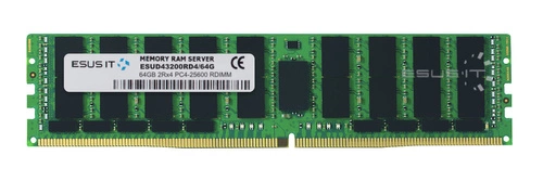 Paměť RAM 1x 64GB ESUS IT ECC REGISTERED DDR4 2Rx4 3200MHz PC4-25600 RDIMM | ESUD43200RD4/64G