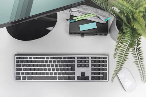 Klávesnice Bezdrátové připojení Digitus DA-20159 QWERTZ