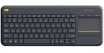 Klávesnice Bezdrátové připojení Logitech K400 Plus Tv QWERTZ