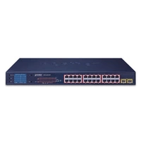 Síťový přepínač Planet GSW-2620VHP 24x 1Gb 2x SFP 300 W PoE+
