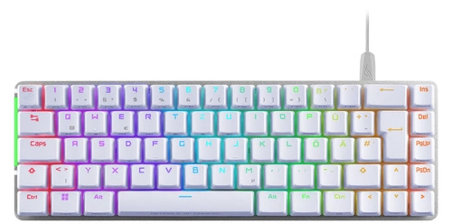 Klávesnice Drátové připojení Asus ROG Falchion Ace WHT QWERTZ