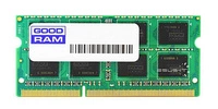 Paměť RAM 1x 1GB GoodRAM SO-DIMM DDR3 1333MHz PC3-10600 | GR1333S364L9/1G