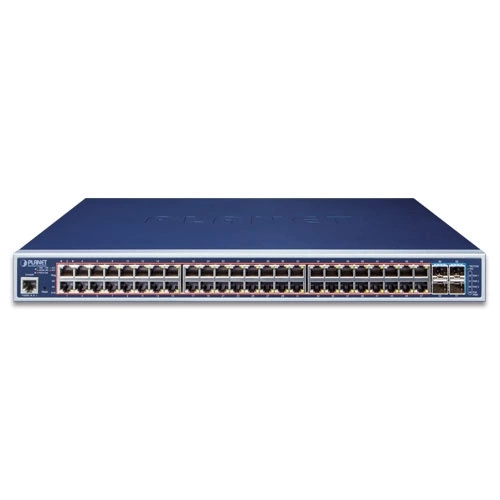 Síťový přepínač Planet GS-5220-48PL4XR 48x 1Gb 4x SFP+ 720 W PoE+