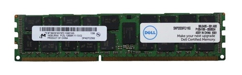 Paměť RAM 1x 16GB DELL PowerEdge & Precision Workstation DDR3 1600MHz ECC REGISTERED DIMM | A6994465