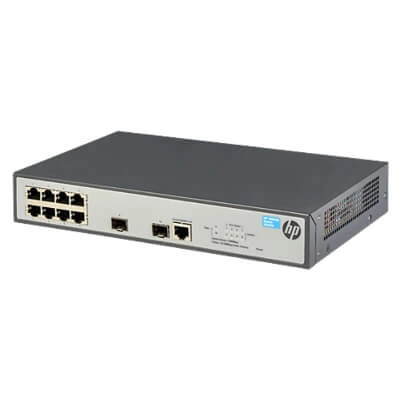 Přepínač HPE JG921A 8x 1Gb 2x SFP 65 W PoE+