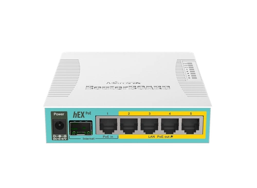 Směrovač Mikrotik RB960PGS 5x RJ-45 10/100/1000 Mb/s 1x SFP Port 