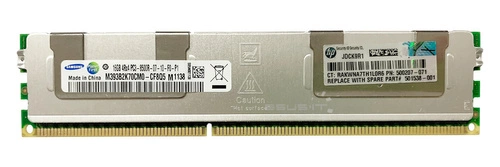 Paměť RAM 1x 16GB Samsung ECC REGISTERED DDR3 4Rx4 1066MHz PC3-8500 RDIMM | M393B2K70DM0-CF8