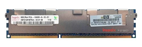 Paměť RAM 1x 8GB Hynix ECC REGISTERED DDR3 1333MHz PC3-10600 RDIMM | HMT31GR7BFR4A-H9