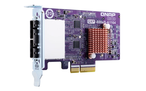 HBA QNAP QXP-800eS-A1164 2x Mini-SAS SFF8088 6Gb/s
