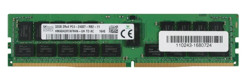 Paměť RAM 1x 32GB Hynix ECC REGISTERED DDR4 2Rx4 2400MHz PC4-19200 RDIMM | HMA84GR7AFR4N-UH