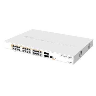 Přepínač Mikrotik CRS328-24P-4S+RM 24x 1Gb 4x SFP+ 450 W PoE+