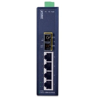 Přepínač Planet ISW-511TS15 4x 100Mb 1x 100Mbps SFP