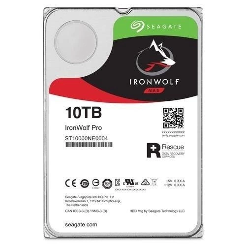 Pevný disk Seagate IronWolf 3.5'' HDD 10TB 7200RPM SATA 6Gb/s 256MB | ST10000VN0004