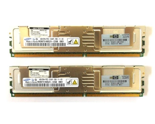 Paměť RAM 2x 4GB HP Proliant & Workstation DDR2 667MHz ECC FULLY BUFFERED DIMM | 397415-B21