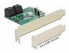 Delock PCI Express card  Hybrid 4 x intern SATA 6 Gb/s RAID 0,1,10