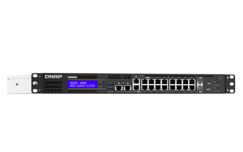 Přepínač QNAP QGD-1602P-C3758-16G 8x 2.5Gb | 8x 1Gb 2x SFP+ 370 W PoE+ / PoE++