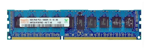 Paměť RAM 1x 4GB Hynix ECC REGISTERED DDR3 1333MHz PC3-10600 RDIMM | HMT351R7BFR8C-H9