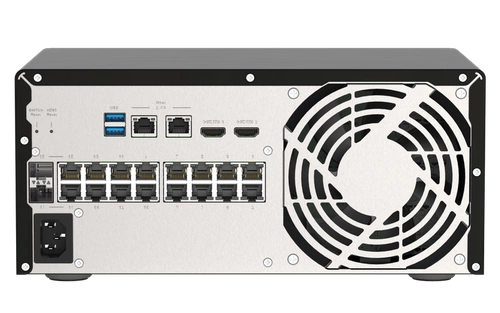 Přepínač QNAP QGD-3014-16PT-8G 14x 1Gb 2x RJ-45/SFP+ 140 W PoE+