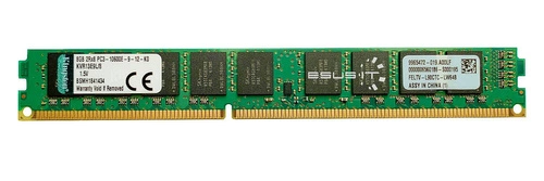 Paměť RAM 1x 8GB Kingston ECC UNBUFFERED DDR3 2Rx8 1333MHz PC3-10600 UDIMM | KVR13E9L/8
