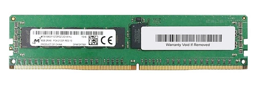 Paměť RAM 1x 8GB Micron ECC REGISTERED DDR4 2Rx8 2133MHz PC4-17000 RDIMM | MTA18ASF1G72PDZ-2G1