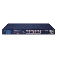 Síťový přepínač Planet FGSW-1822VHP 16x 100Mb 2x RJ-45/SFP 300 W PoE+