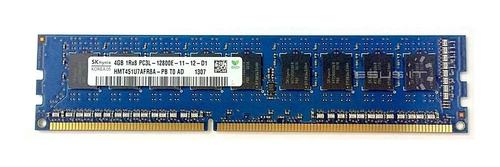 Paměť RAM 1x 4GB Hynix ECC UNBUFFERED DDR3 1Rx8 1600MHz PC3-12800 UDIMM | HMT451U7AFR8A-PB