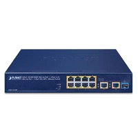 Přepínač Planet GSD-1121XP 8x 1Gb | 2x 2.5Gb 1x SFP+ 120 W PoE+