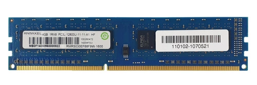 Paměť RAM 1x 4GB Ramaxel NON-ECC UNBUFFERED DDR3 1600MHz PC3-12800 UDIMM | RMR5030EF68F9W
