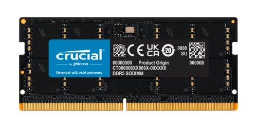 Paměť RAM 1 x 32GB Crucial SO-DIMM DDR5 4800MHz PC5-38400 | CT32G48C40S5