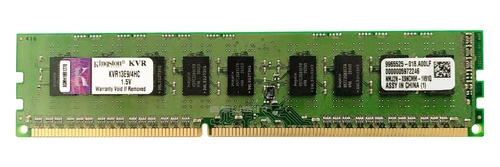 Paměť RAM 1x 4GB Kingston ECC UNBUFFERED DDR3 1333MHz PC3-10600 UDIMM | KVR13E9/4HC