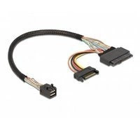 Delock Kabel SFF-8643 > U.2 SFF-8639 + SATA power connector 0.3m | 84823