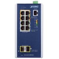 Přepínač Planet IGS-4215-4P4T2S 8x 1Gb 2x SFP 144 W PoE+