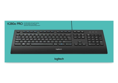 Klávesnice Drátové připojení Logitech K280E Pro f/ Business QWERTY