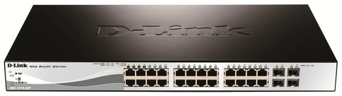 Přepínač D-Link DGS-1210-28P/E 24x 1Gb 4x RJ-45/SFP 193 W PoE+