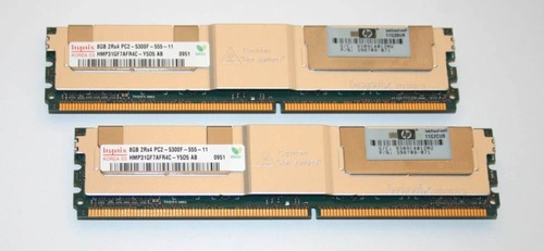 Paměť RAM 2x 8GB HP ProLiant DL360 G5 DDR2 667MHz ECC FULLY BUFFERED DIMM | 413015-B21