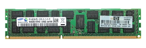 Paměť RAM 1x 4GB Samsung ECC REGISTERED DDR3 2Rx4 1333MHz PC3-10600 RDIMM | M393B5170FH0-CH9