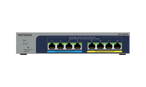 Přepínač Netgear MS108EUP-100EUS 8x 2.5Gb 230 W PoE++