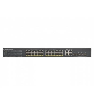 Přepínač Zyxel GS192024HPV2-EU0101F 24x 1Gb 4x RJ-45/SFP 375 W PoE+