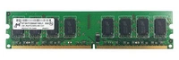 Paměť RAM 1x 2GB Micron NON-ECC UNBUFFERED DDR2 800MHz PC2-6400 UDIMM | MT16HTF25664AY-800