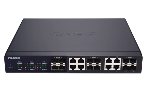Přepínač QNAP QSW-1208-8C 4x 2.5Gb 4x SFP+ 8x RJ-45/SFP+